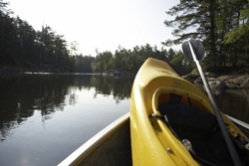 Canoe on a River