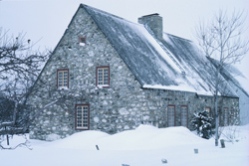 Snowy Cabin